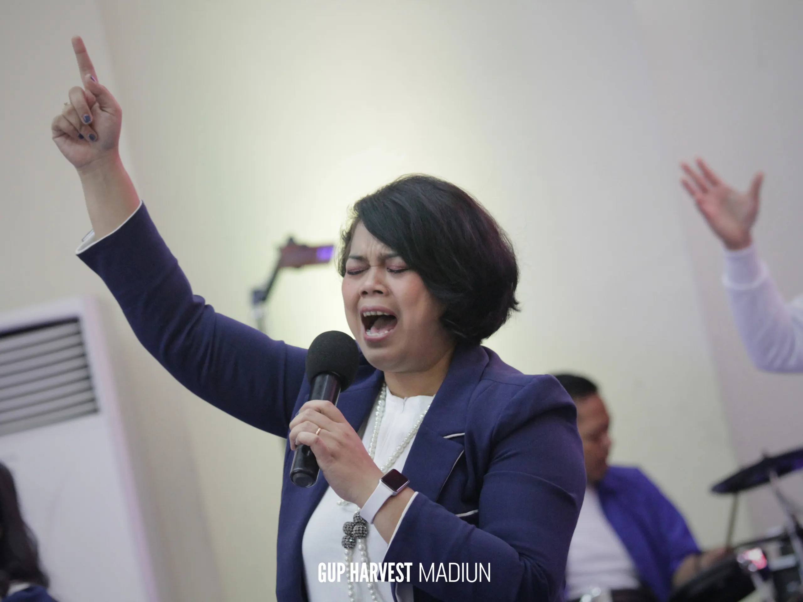 Suasana ibadah Natal GUP Harvest Church