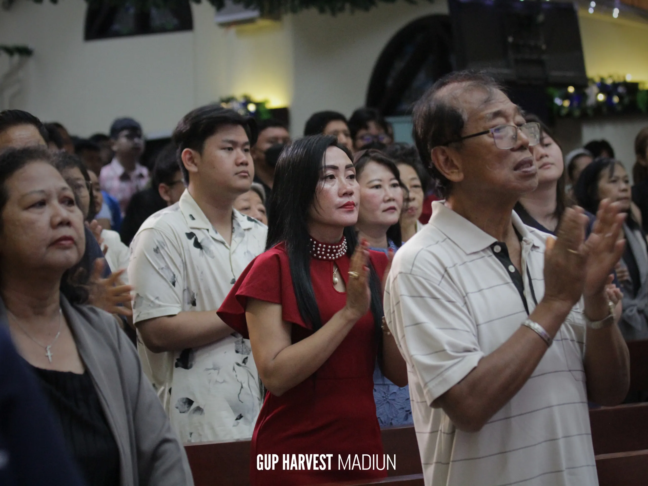 Suasana ibadah Natal GUP Harvest Church