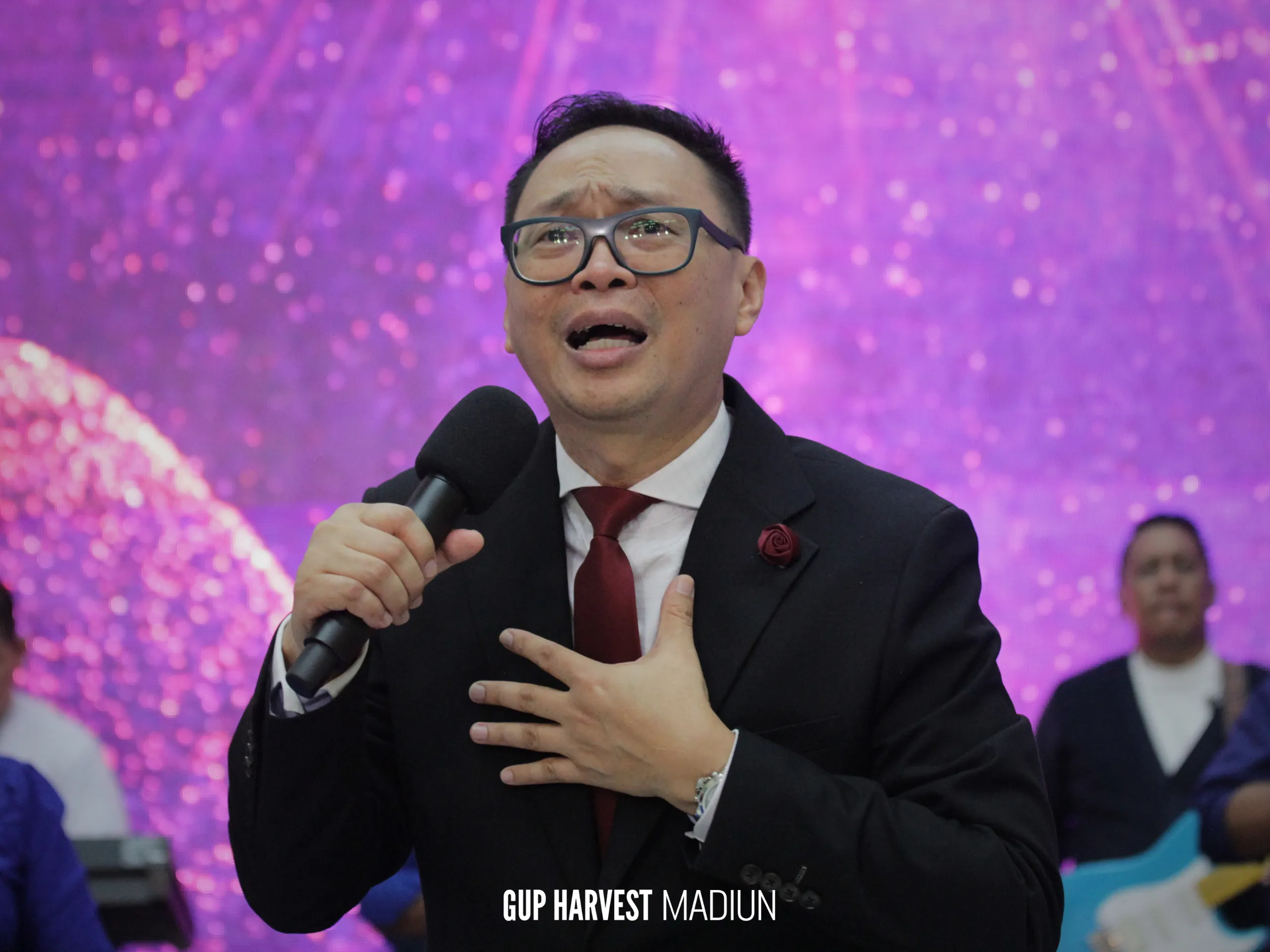 Suasana ibadah Natal GUP Harvest Church bersama jemaat