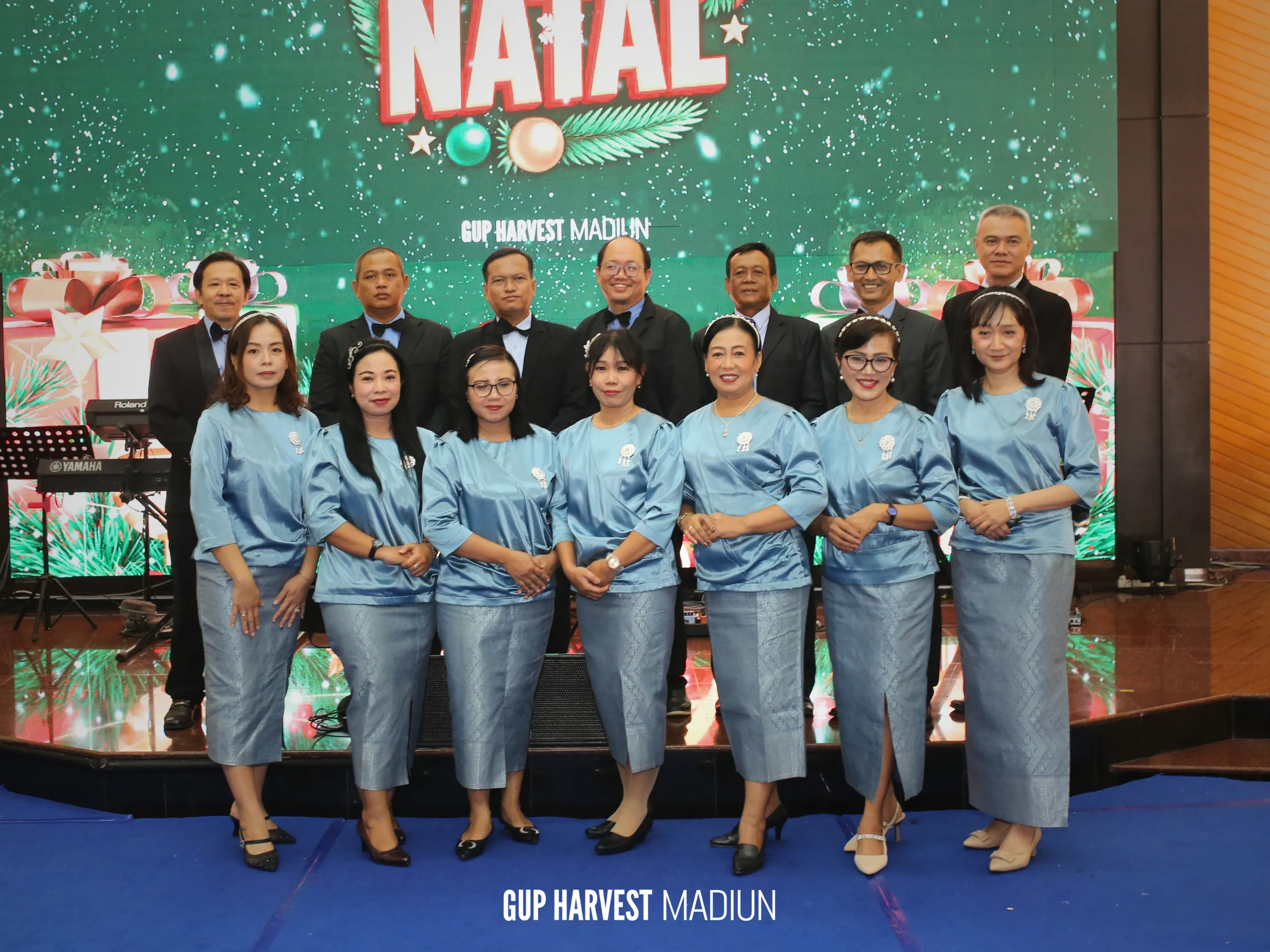 Suasana ibadah Natal GUP Harvest Church bersama jemaat